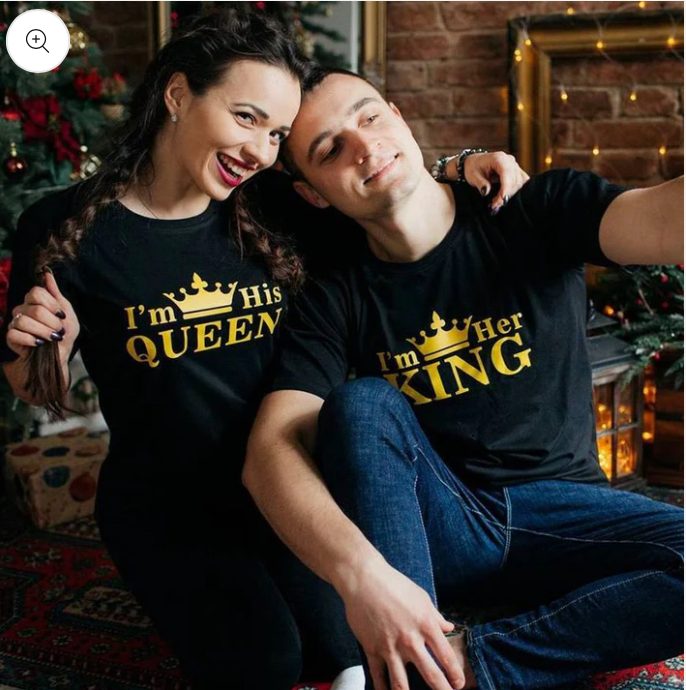 Тениски за двойки - Queen and King