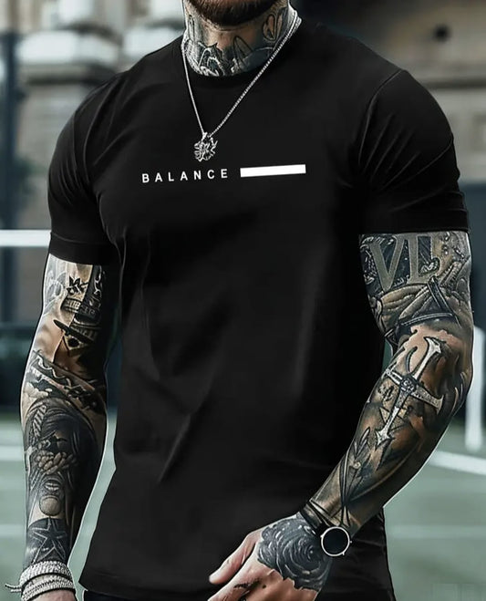 Мъжка стилна тениска - Balance