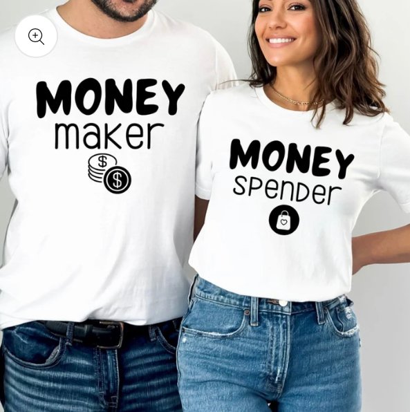 Тениски за двойки - Money maker Money spender