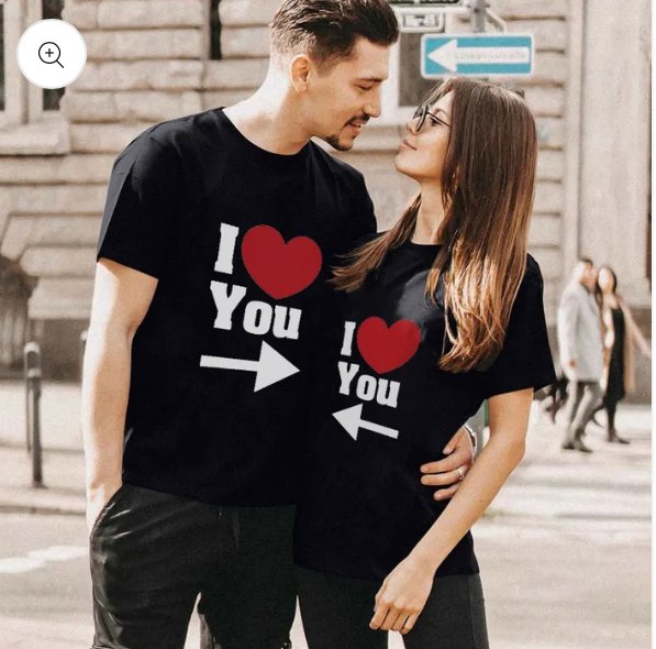 Тениски за двойки - I love you