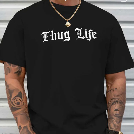 Мъжка стилна тениска – Thug life