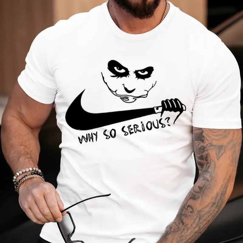 Мъжка стилна тениска - Why so serious 3