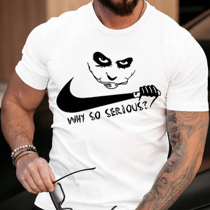Мъжка стилна тениска - Why so serious 3 - M521