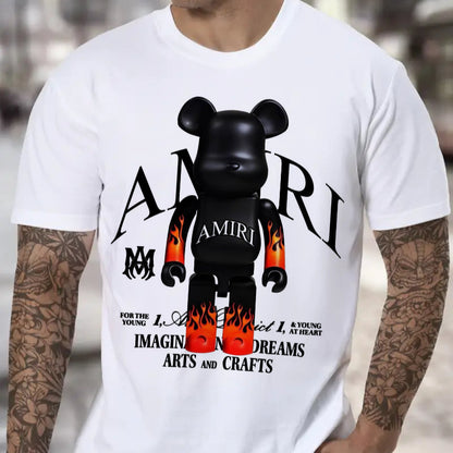 Мъжка стилна тениска - Amiri - M511
