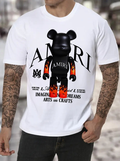 Мъжка стилна тениска - Amiri - M511