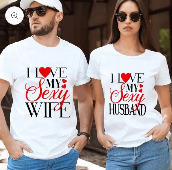 Тениски за двойки - I love my sexy