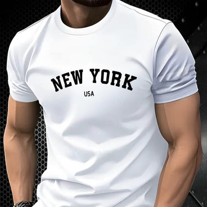 Мъжка стилна тениска New York - M07