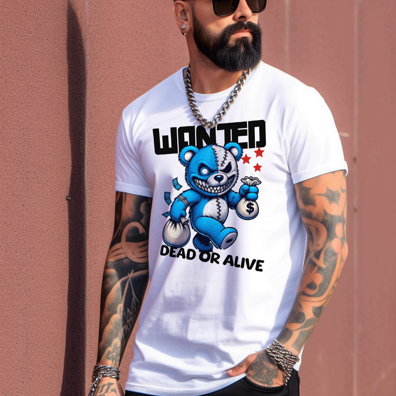 Мъжка тениска - Wanted dead or alive