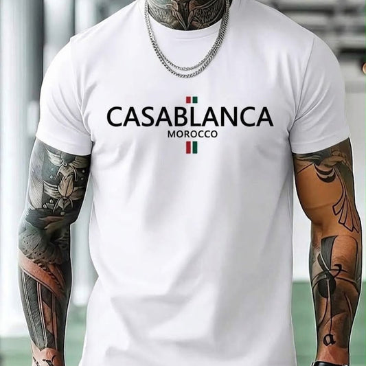Мъжка тениска - Casablanca Morocco M114