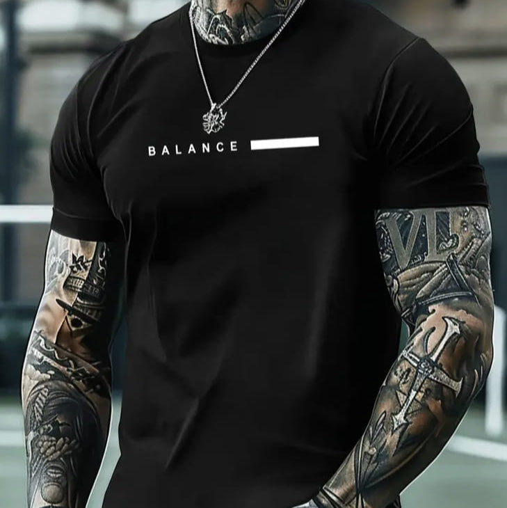 Мъжка стилна тениска - Balance