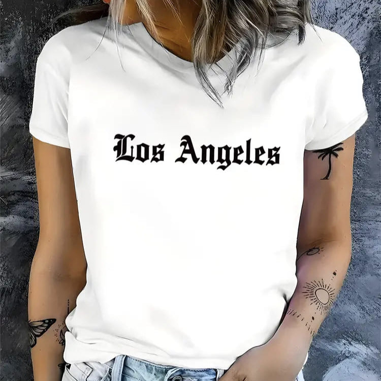 Дамска стилна тениска - Los Angeles