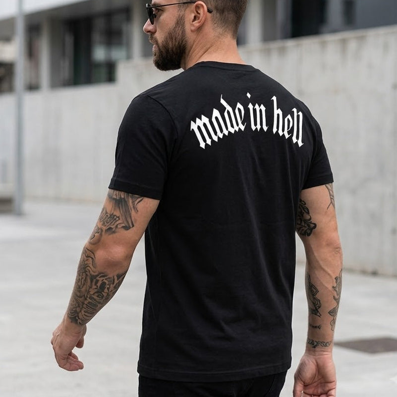 Мъжка тениска - Made in Hell M156