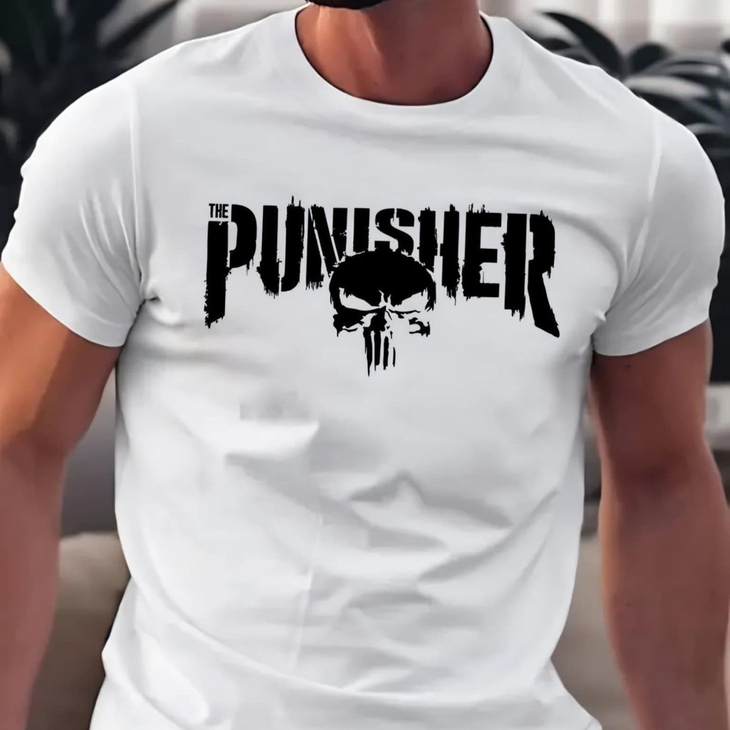 Мъжка стилна тениска - The punisher