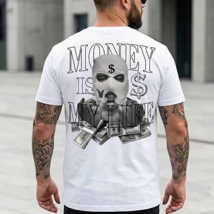 Мъжка Тениска - "Money Is My Life" - M167