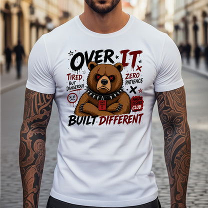 Мъжка тениска - Built Different / Over It M130