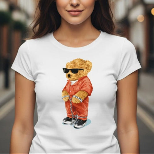 Дамска тениска - Orange Bad Bear W72