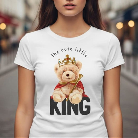 Дамска тениска - The Cute Little King W83
