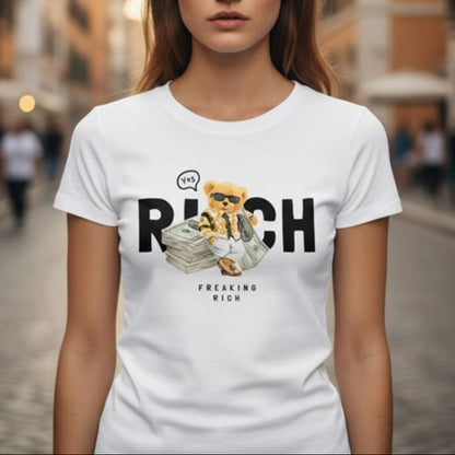 Дамска тениска - Freaking Rich W111