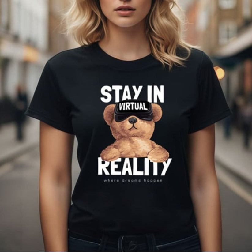 Дамска тениска - Stay in Virtual Reality - W24