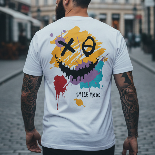 Мъжка стилна тениска - Smile mood