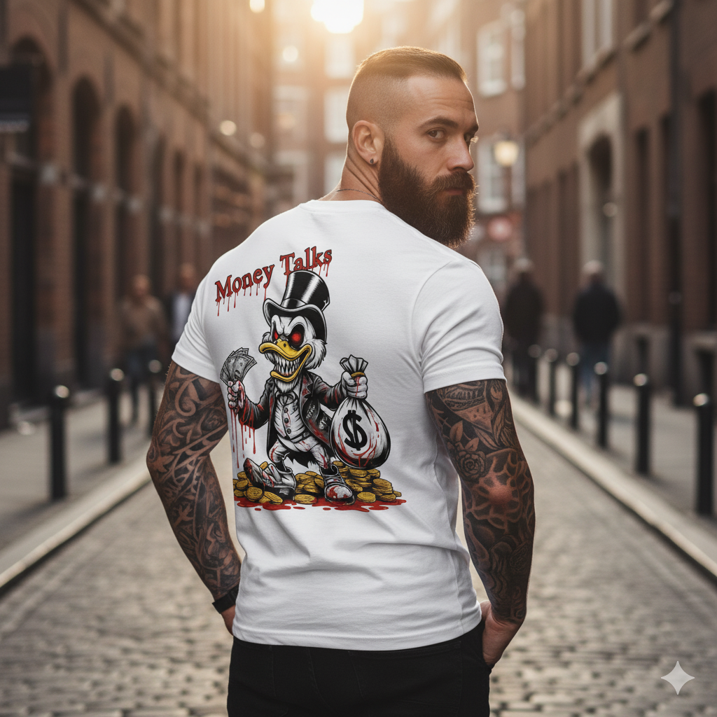 Мъжка стилна тениска - Money talks