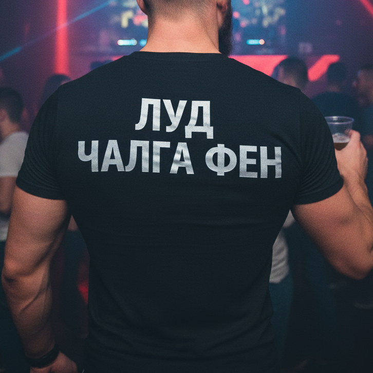 Тениска - Луд чалга фен