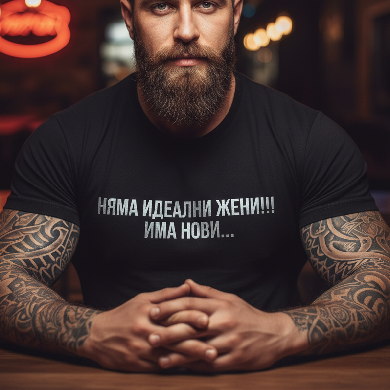 Тениска - Няма идеални жени