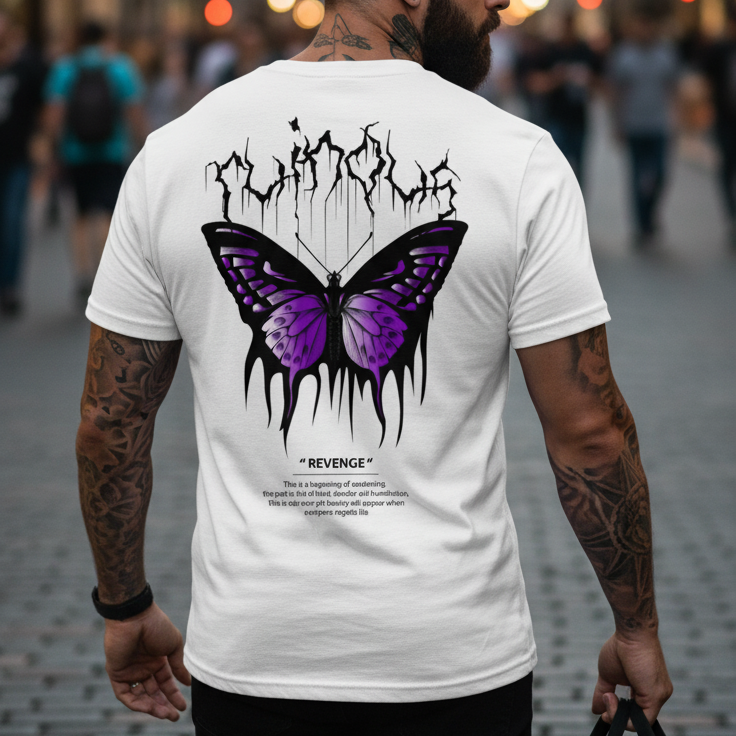 Мъжка стилна тениска - Revenge