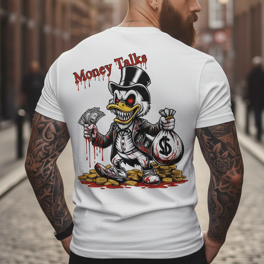 Мъжка стилна тениска - Money talks