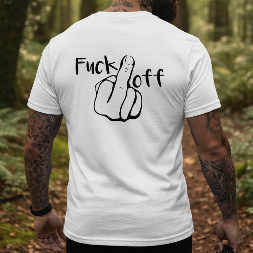 Мъжка стилна тениска - Fk off