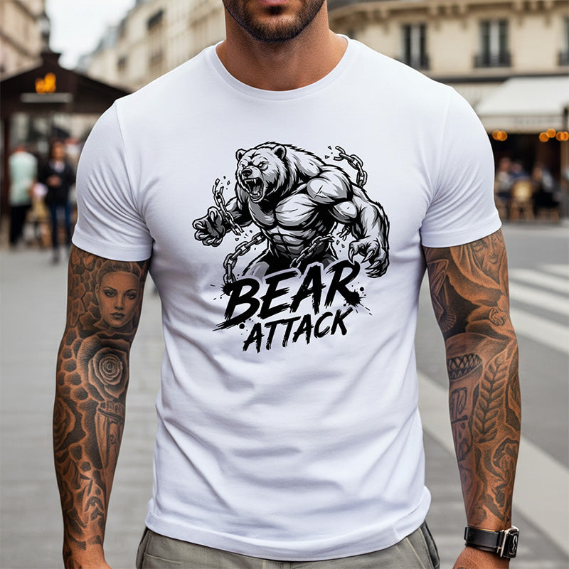 Мъжка тениска - Bear Attack M131