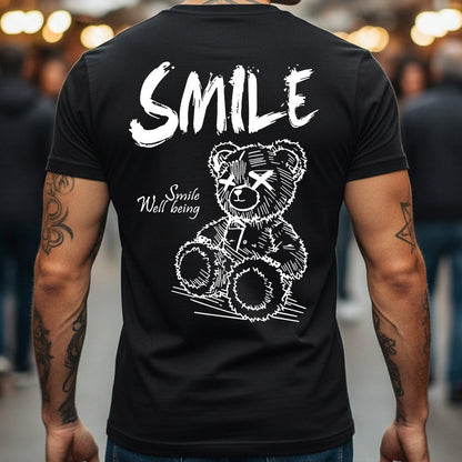 Мъжка тениска - SMILE Teddy M159