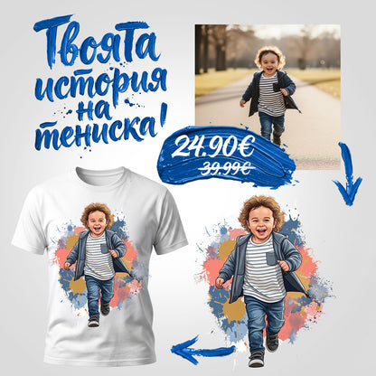 Тениска за подарък по снимка