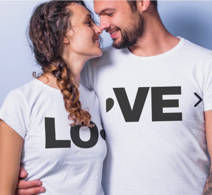 Тениски за двойки - Love