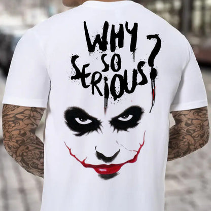 Мъжка стилна тениска - Why so serious - M507