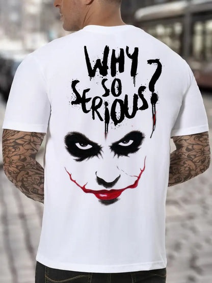 Мъжка стилна тениска - Why so serious - M507