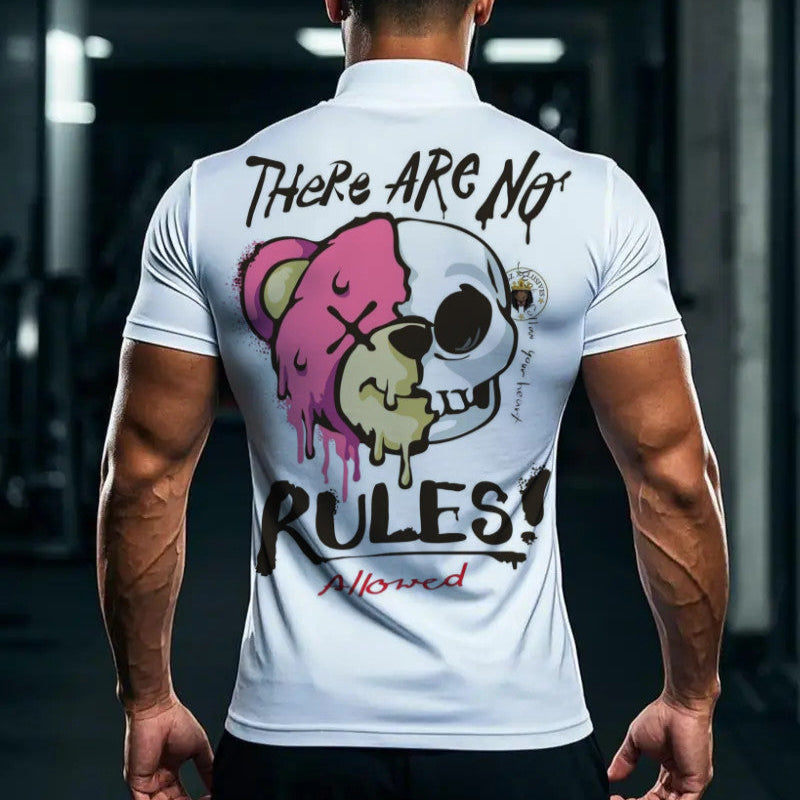 Мъжка стилна тениска - There are no rules allowed