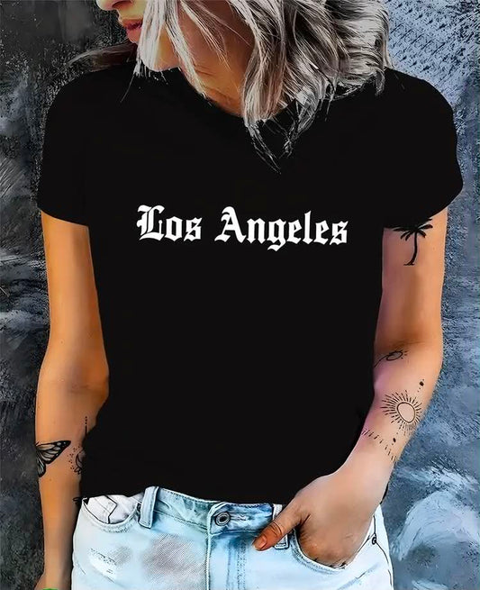Дамска стилна тениска - Los Angeles W04