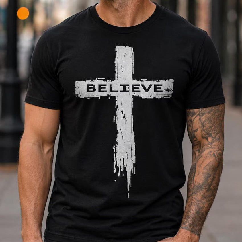 Мъжка Тениска - "Believe" - M169